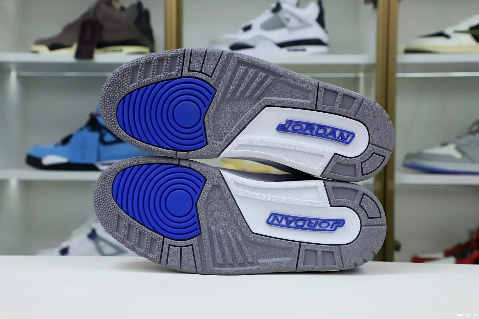 'RACER Kimikick AIR RETRO 3 BLUE' JORDAN 0408